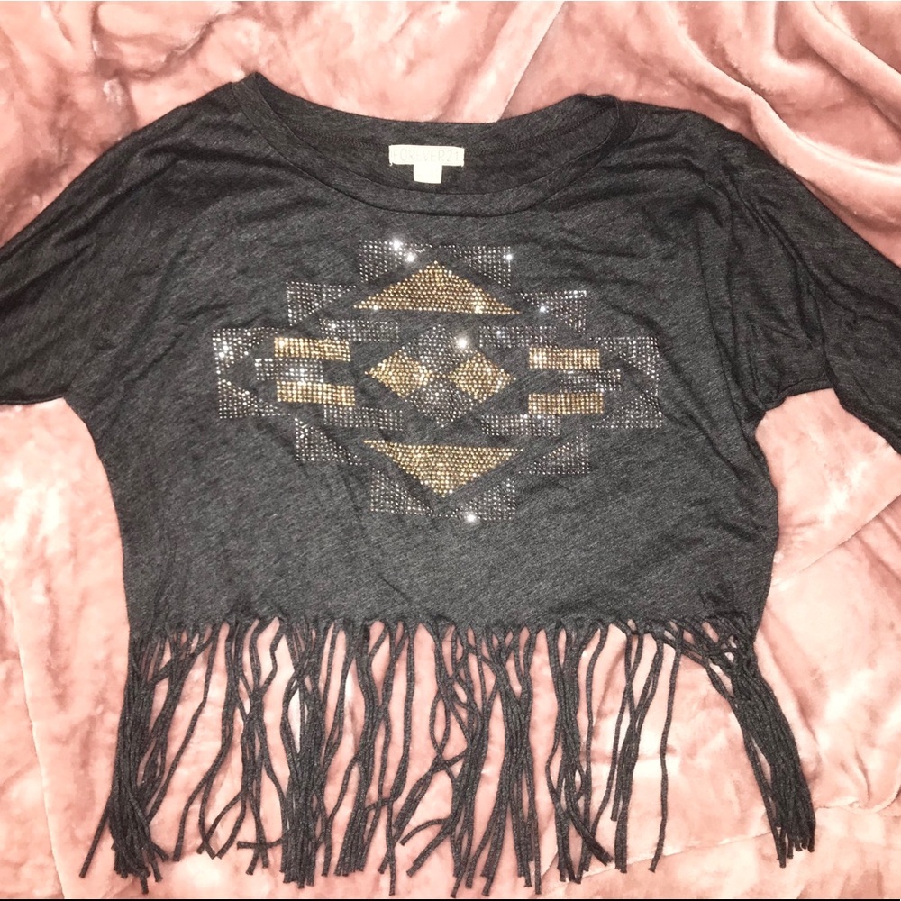 Forever 21 Fringe Top